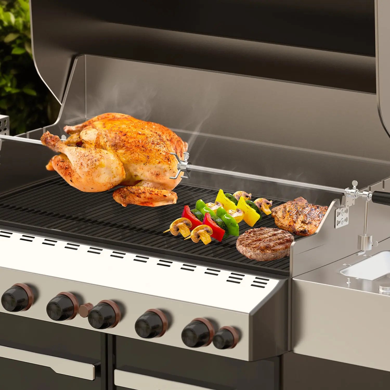 Char broil hotsell universal rotisserie