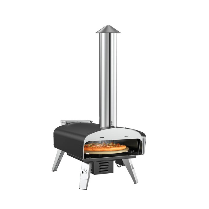 Outdoor Pizza Oven Wood Pellet Fired Pizza Stove with Automatic Rotating System