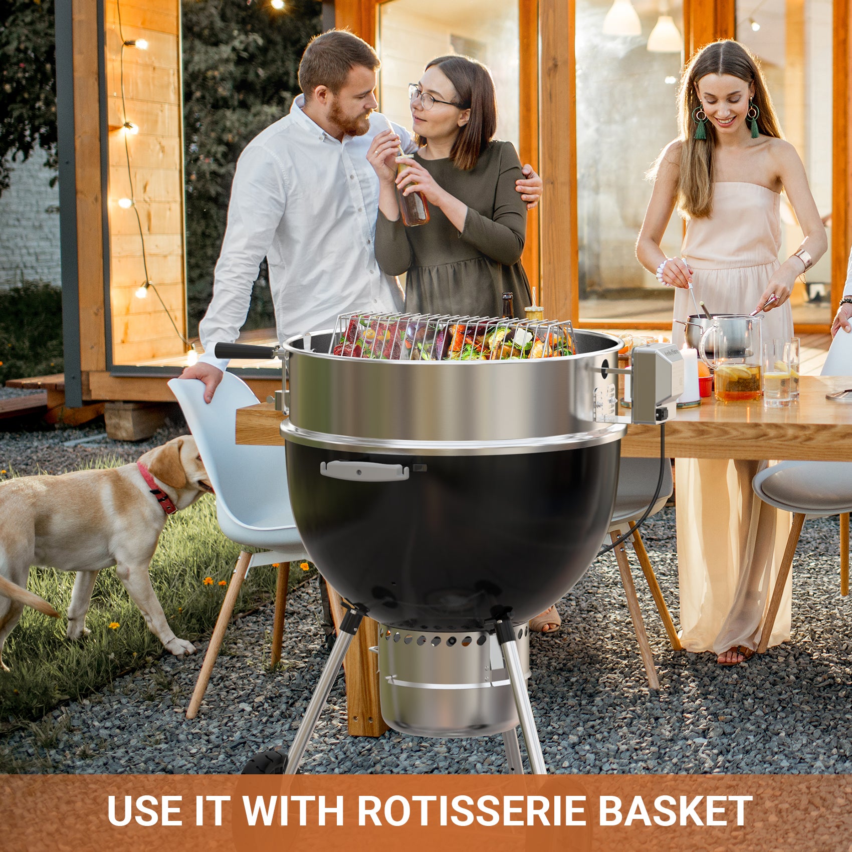 Weber rotisserie outlet ring