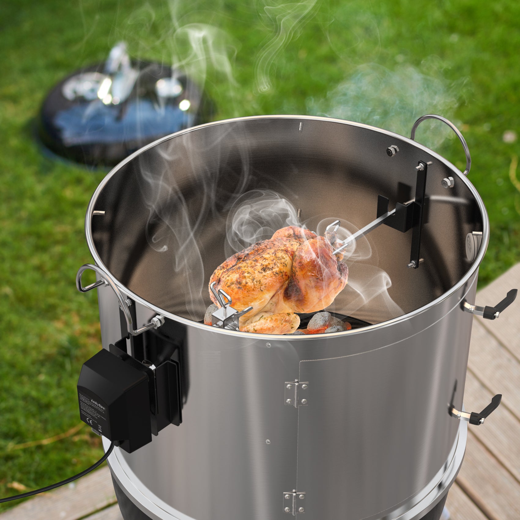 Weber kettle smoker attachment sale