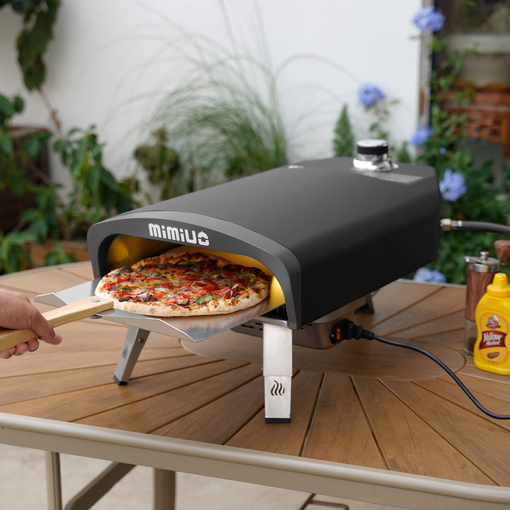 Outdoor Gas Pizza Oven with Automatic Rotating Pizza Stone OnlyFire