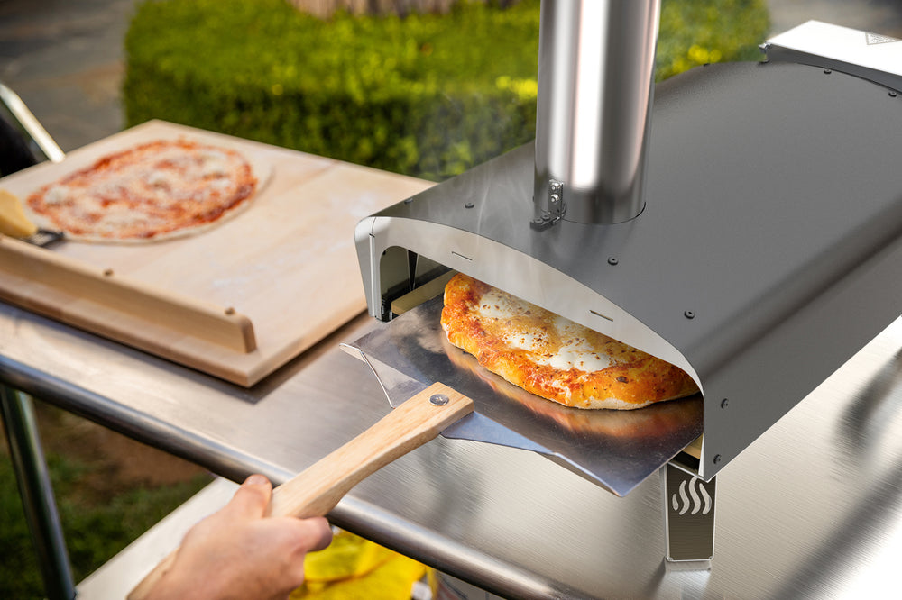 Mimiuo Portable Pizza Oven for Outdoor Camp Stove and Indoor Gas Range, Stove  Burner Top Pizza Box with Pizza Stone and Pizza Peel - Stainless Steel Gas  Grill Pizza Oven Kit 