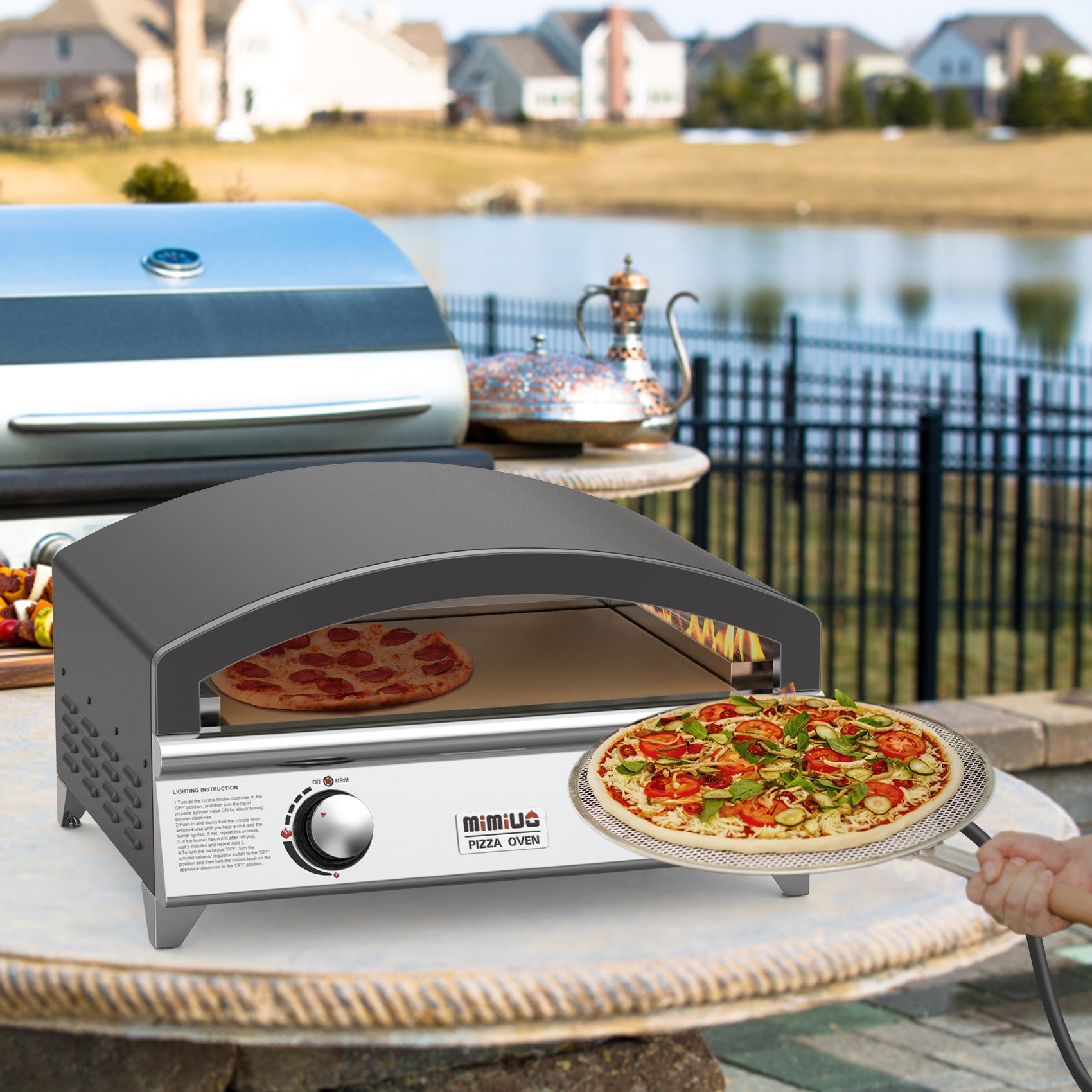 Mimiuo Gas Pizza Oven OnlyFire