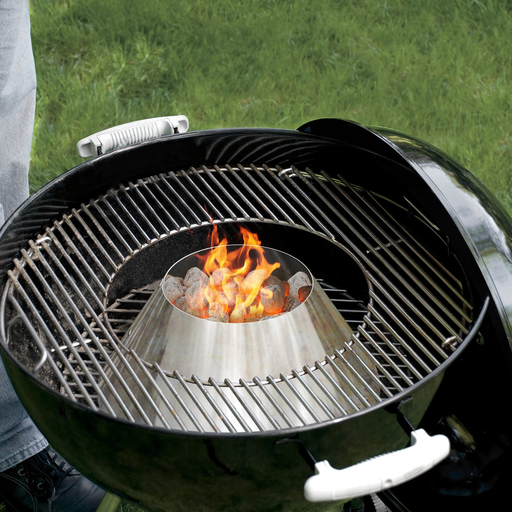 Weber shop kettle vortex