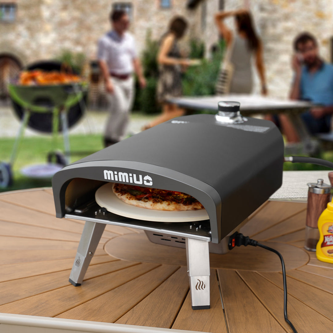 Outdoor Gas Pizza Oven with Automatic Rotating Pizza Stone OnlyFire