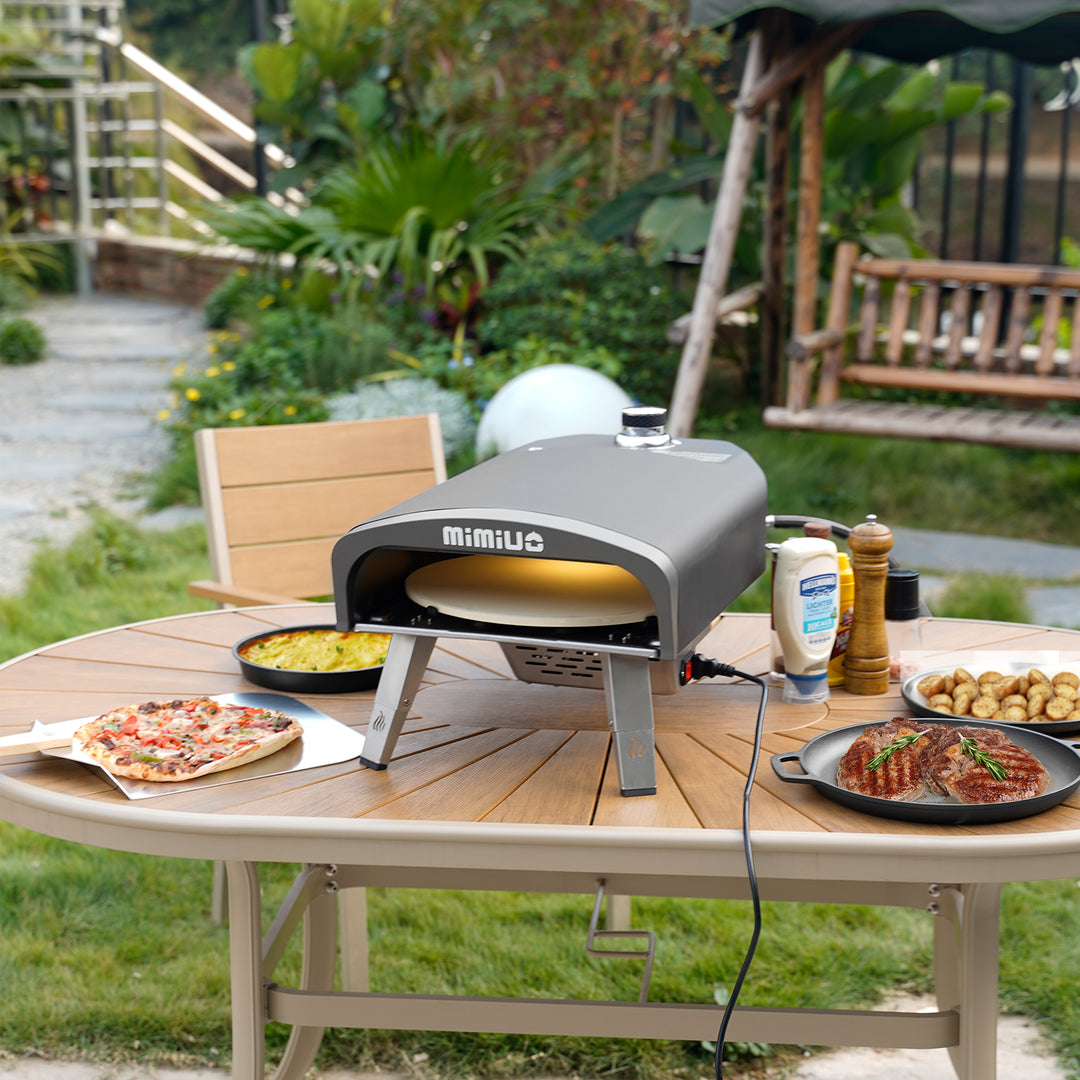 Outdoor Gas Pizza Oven with Automatic Rotating Pizza Stone OnlyFire